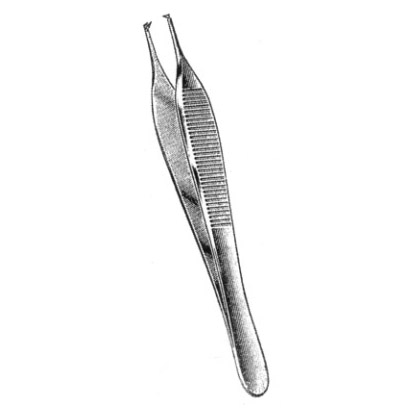 Adson Tissue Forcep 4 3/4", 1 x 2 Teeth